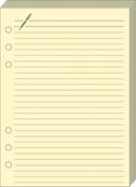 FICHES NOTES T21 IVOIRE rep Recharge - 15x21 cm - Lignées - Quo Vadis