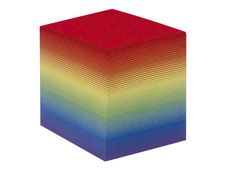 Quo Vadis - Bloc Cube - arc en ciel 