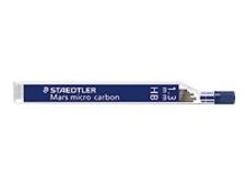 STAEDTLER Mars micro carbon - Pack  de 6 mines HB 1,3 mm - noir