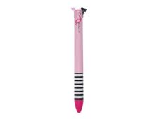 Legami - Stylo à bille 2 couleurs - motif flamant rose