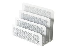 Clementina Frog - Porte lettres métal/mesh - blanc