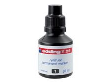Edding T 25 - Recharge d'encre pour marqueur permanent - Noir