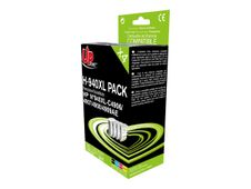 Cartouche compatible HP 940XL - pack de 4 - noir, cyan, magenta, jaune - Uprint