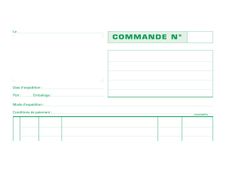 Exacompta - Manifold Carnet de commandes - 50 dupli - A4