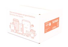 La Couronne - 500 Enveloppes C5 162 x 229 mm - 80 gr - sans fenêtre - blanc - bande auto-adhésive
