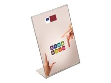 Promocome - Présentoir de comptoir incliné - A4 portrait