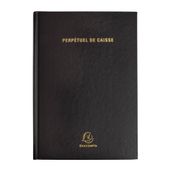 Agenda Perpétuel de Caisse - 1 jour par page - 14,8 x 21 cm - noir - Exacompta