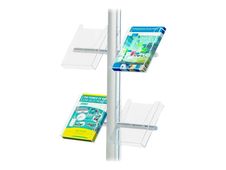 Promocome - 8 Bacs inclinés pour porte-brochures A4 PBINC