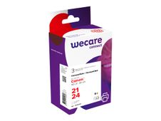Cartouche compatible Canon BCI-24 - pack de 5 - noir x2, cyan, magenta, jaune - Wecare