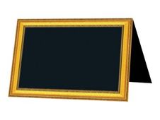Bequet Ornement - 10 Chevalets - 7 x 5 cm - cadre doré