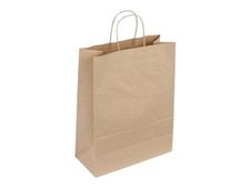 50 Sacs cadeau kraft - poignées torsadées - 45 cm x 17 cm x 48 cm - brun
