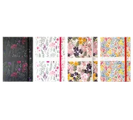 Agenda à élastique Oxford Flowers - 1 jour par page - 15 x 21 cm - disponible dans différentes couleurs - Hamelin