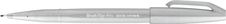 Pentel Sign pen - Feutre pinceau à pointe souple - gris clair