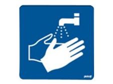 Pickup - Pictogramme - Obligation de se laver les mains - 100 x 100 mm