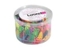 Carpentras Sign - Boîte de 500 attaches-lettres plastique - 25 mm - couleurs assorties