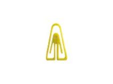 Sign - 1000 Trombones attache-lettres - 25 mm - couleurs opaques assorties