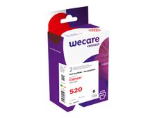 Cartouche compatible Canon PGI-520 - pack de 2 - noir - Wecare