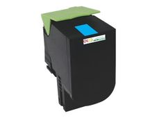 Cartouche laser compatible Lexmark 24B6008 - cyan - Owa K18260OW