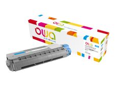 Cartouche laser compatible OKI 44315307 - cyan - Owa K15980OW