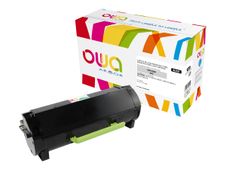Cartouche laser compatible Lexmark 502 - noir - Owa K16025OW