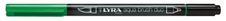 Lyra Aqua Brush Duo - Feutre pinceau double pointe - vert permanent