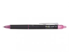 Pilot FriXion Point Clicker - Roller Gel effaçable - 0,5 mm - rose