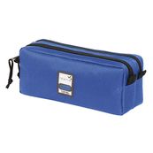 Trousse rectangulaire Teknik Double - 2 compartiments - bleu marine - Viquel