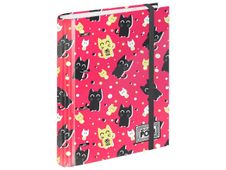 Oh My Pop Neko - Classeur à anneaux avec élastique - A4 - 50 feuilles incluses - Karactermania