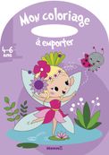 Mon coloriage à emporter (4-6 ans) - Fée et coccinelle