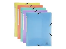 Exacompta Chromaline - Chemise polypro à 3 rabats - A4 - pour 200 feuilles - disponible dans différentes couleurs pastels