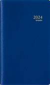 Agenda Notaplan Genova - 1 semaine par page - 9 x 16 cm - noir - Brepols