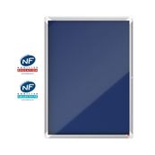 Nobo - Vitrine intérieure 9 A4 (709 x 970 mm) - cadre bleu