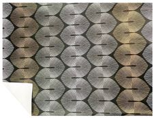 Logistipack - Papier cadeau - 70 cm x 50 m - 70 g/m² - noir et or tribal