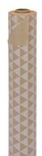 Logistipack - Papier cadeau kraft - 70 cm x 50 m - 60 g/m² - losanges