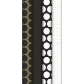 Clairefontaine Excellia - Papier cadeau - 70 cm x 2 m - 80 g/m² - différents modèles à pois or et noir