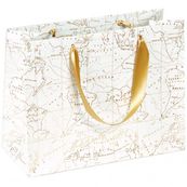 Clairefontaine Eurowrap - Sac cadeau pelliculé ruban satin "Travel"