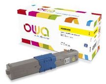 Cartouche laser compatible OKI 46490605 - jaune - Owa K18498OW