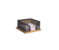 Porte memos mesh bois