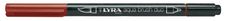 Lyra Aqua Brush Duo - Feutre pinceau double pointe - rouge Venise