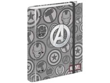 Avengers Assault - Classeur à anneaux avec élastique - A4 - 50 feuilles incluses - Karactermania