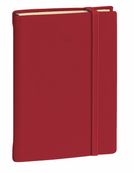 Agenda à élastique Silk Ministre Prestige - 1 semaine sur 2 pages - 16 x 24 cm - bordeaux - Quo Vadis