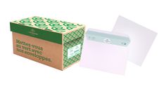 La Couronne - 200 Enveloppes recyclées C5 162 x 229 mm - 90 gr - sans fenêtre - extra blanc - bande auto-adhésive