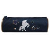 Trousse ronde Cybel - 1 compartiment - bleu marine - Bagtrotter