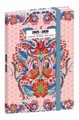 Agenda à élastique Catalina Estrada - 1 semaine sur 2 pages - 10 x 15 cm - différents modèles disponibles - Quo Vadis