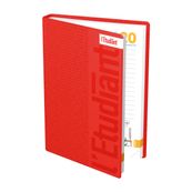 Agenda L'Étudiant Manifeste - 1 jour par page - 15 x 20 cm - rouge - Hamelin