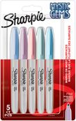 Sharpie Mystic Gems - lot de 5 marqueur - couleurs assorties pastel - pointe fine