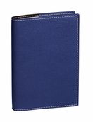 Agenda à spirale Club President avec répertoire - 1 semaine sur 2 pages - 21 x 27 cm - bleu marine - Quo Vadis
