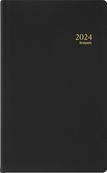 Agenda Seta - 1 jour par page - 10 x 16,5 cm - noir - Brepols