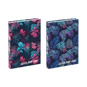 Agenda Tropical Night - 1 jour par page - 12 x 17 cm - bleu ou vert - Viquel