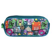 Trousse rectangulaire Minecraft - 1 compartiment - vert - Bagtrotter